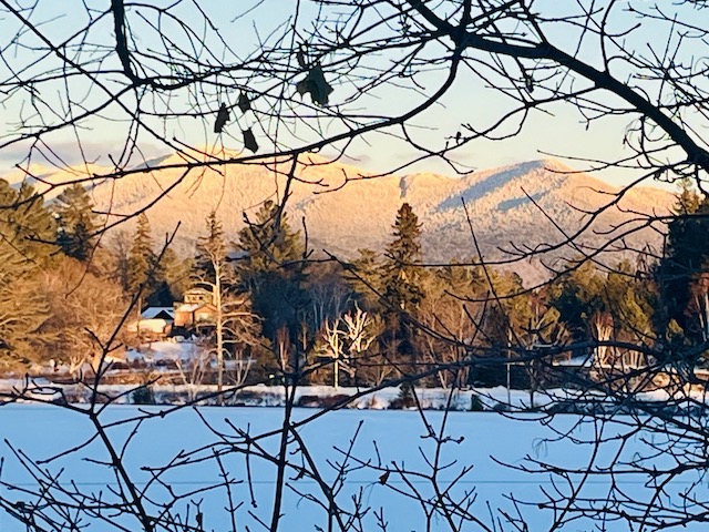 Mirror Lake, Lake Placid NY December 2024